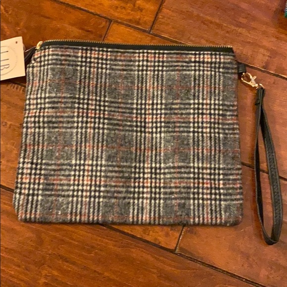 Plaid, flannel lined bag - Picture 3 of 3